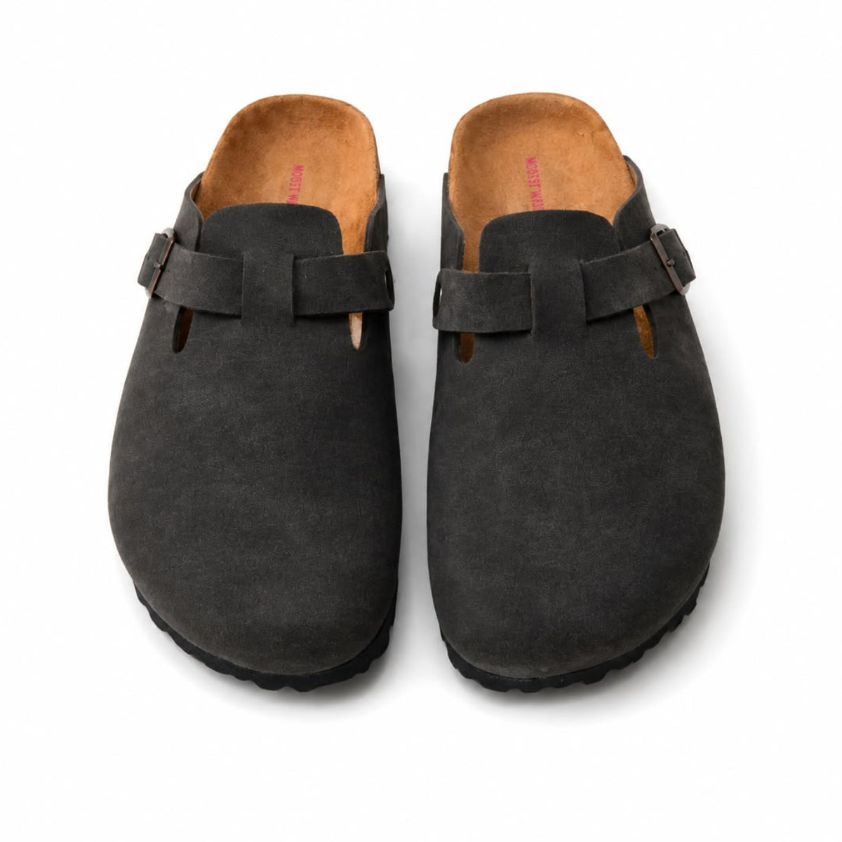 Komfort Kork-Leder Clogs – Bequeme Pantoletten