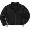 Zip-Sweater Jacke mit Stehkragen – Utility Style