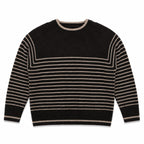 Kaschmir Pullover Damen – Gestreifter Strickpullover