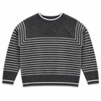 Kaschmir Pullover Damen – Gestreifter Strickpullover